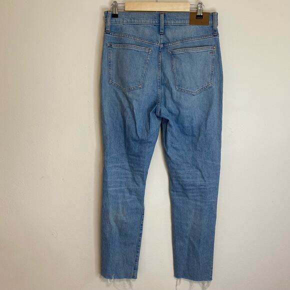 Madewell The Tall Perfect Vintage Jean High Rise Coney Wash Blue Stretch 28 - Picture 5 of 12